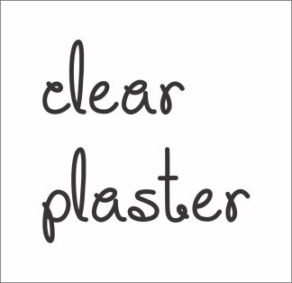 Clear Plaster