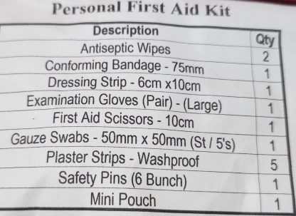 First Aid Kit Travel bag